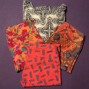 LuLaRoe Bundle - 1 Irma Shirt(XXS) /3 Leggings(OS)
